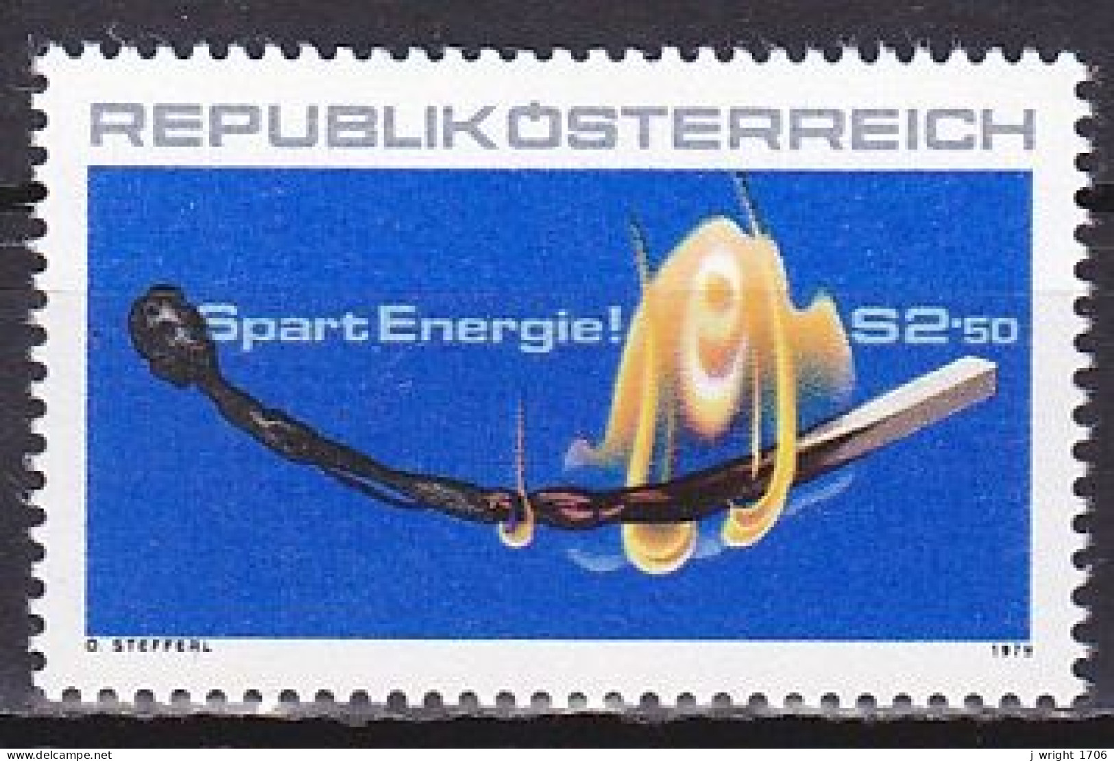 Austria, 1979, Save Energy, 2.50s, MNH - Neufs
