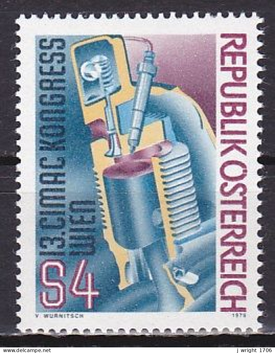 Austria, 1979, CIMAC Cong, 4s, MNH - Unused Stamps