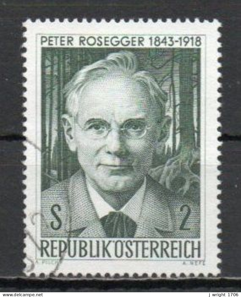 Austria, 1968, Peter Rosegger, 3.50s, USED - Gebruikt