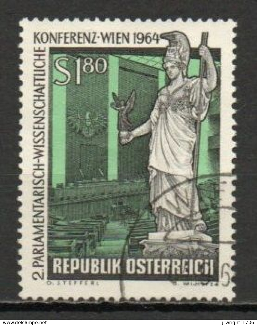 Austria, 1964, Parliamentary & Scientific Conf, 1.80s, USED - Oblitérés