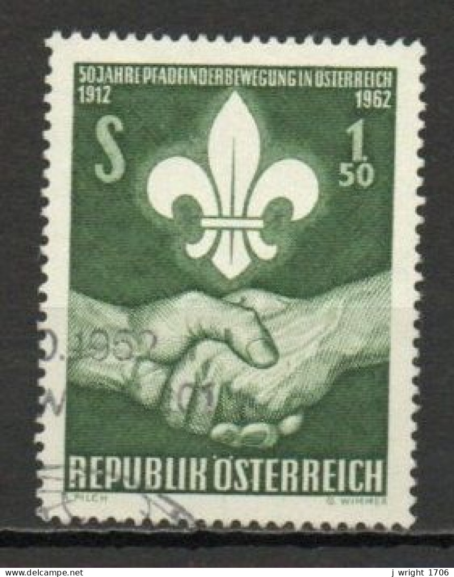 Austria, 1962, Austrian Scouting 50th Anniv, 1.50s, USED - Used Stamps