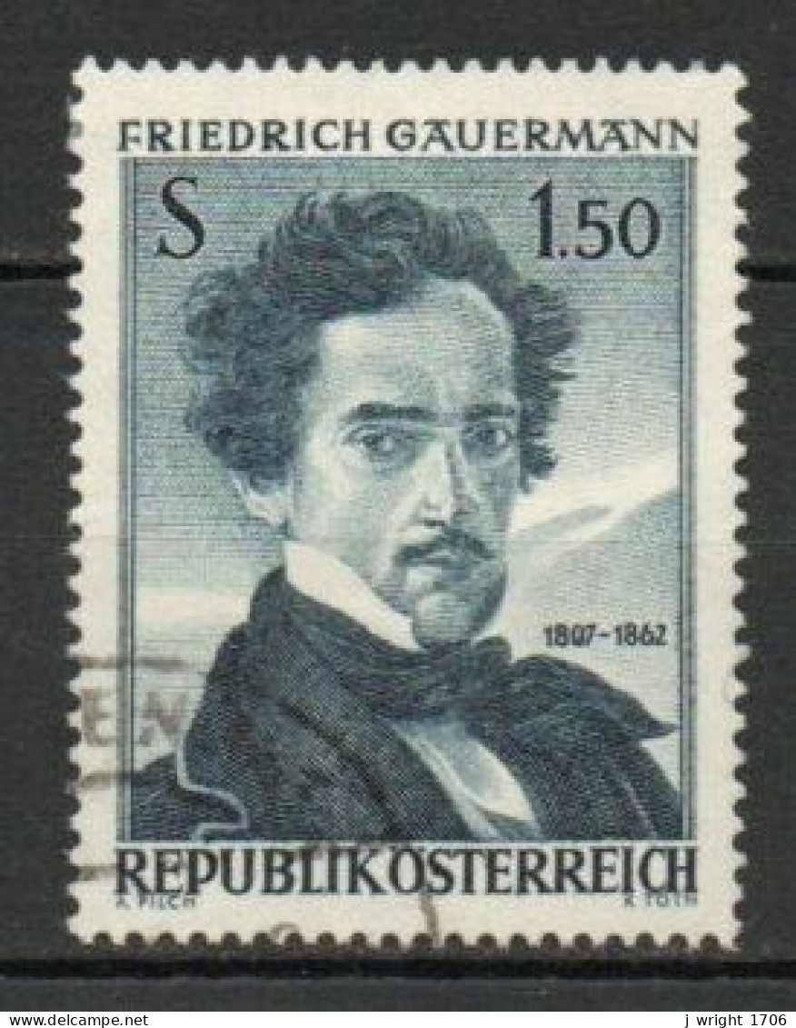 Austria, 1962, Friedrich Gauermann, 1.50s, USED - Used Stamps