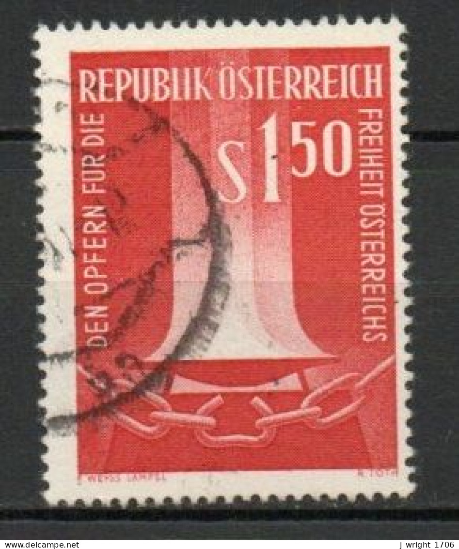 Austria, 1961, Victims In Austria's Fight For Freedom, 1.50s, USED - Gebruikt