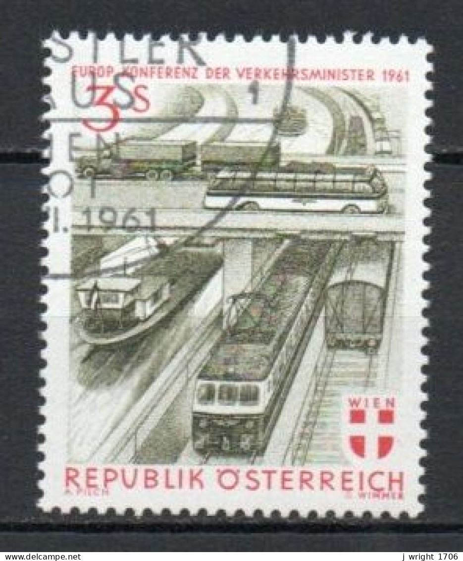 Austria, 1961, European Conf. Of Transport Ministers, 3s, CTO - Gebruikt