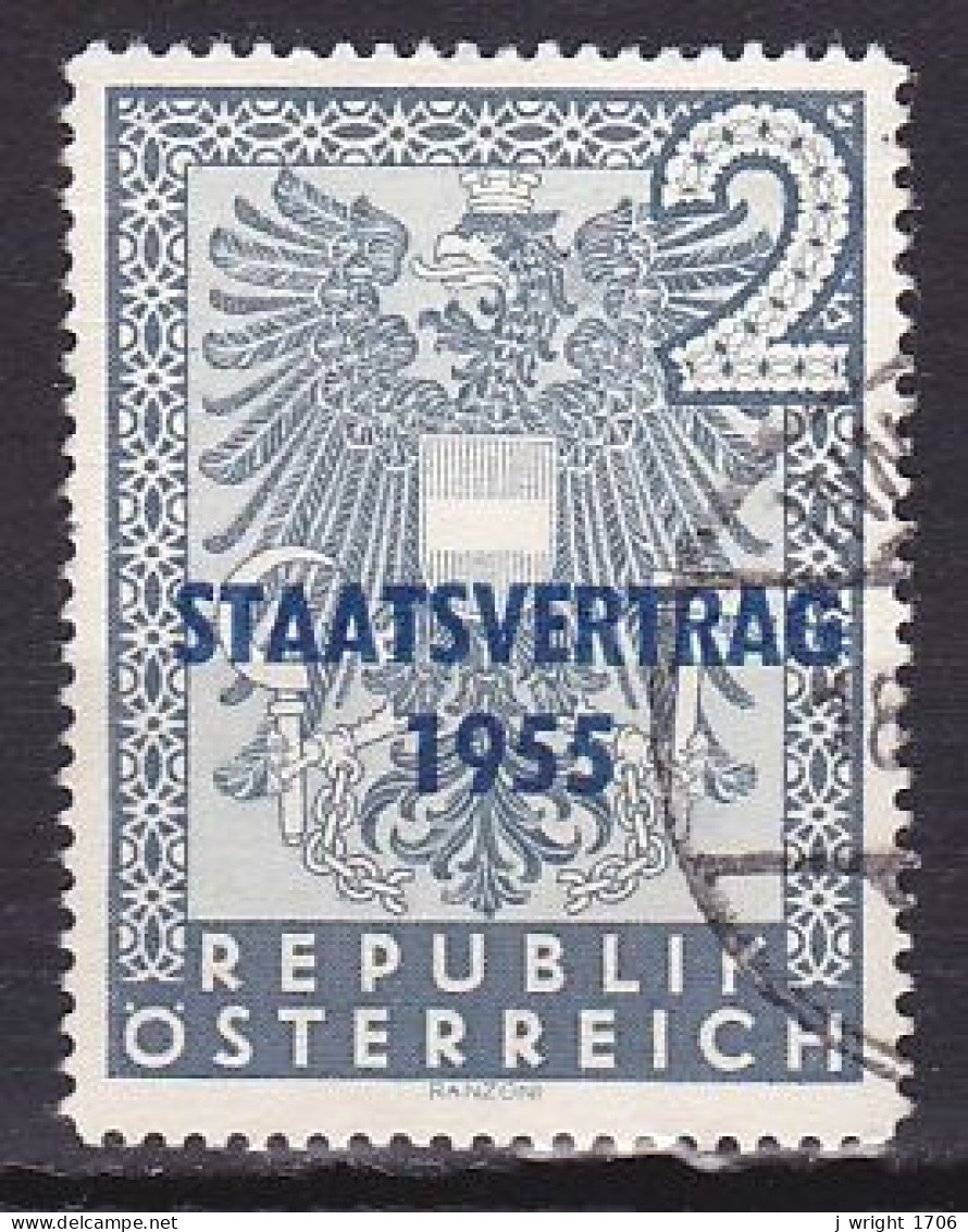 Austria, 1955, State Treaty, 2s, USED - Gebraucht