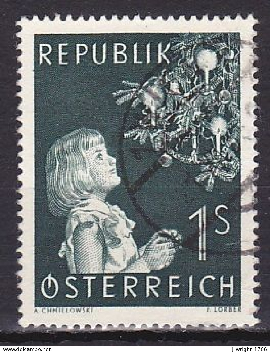 Austria, 1953, Christmas, 1s, USED - Used Stamps