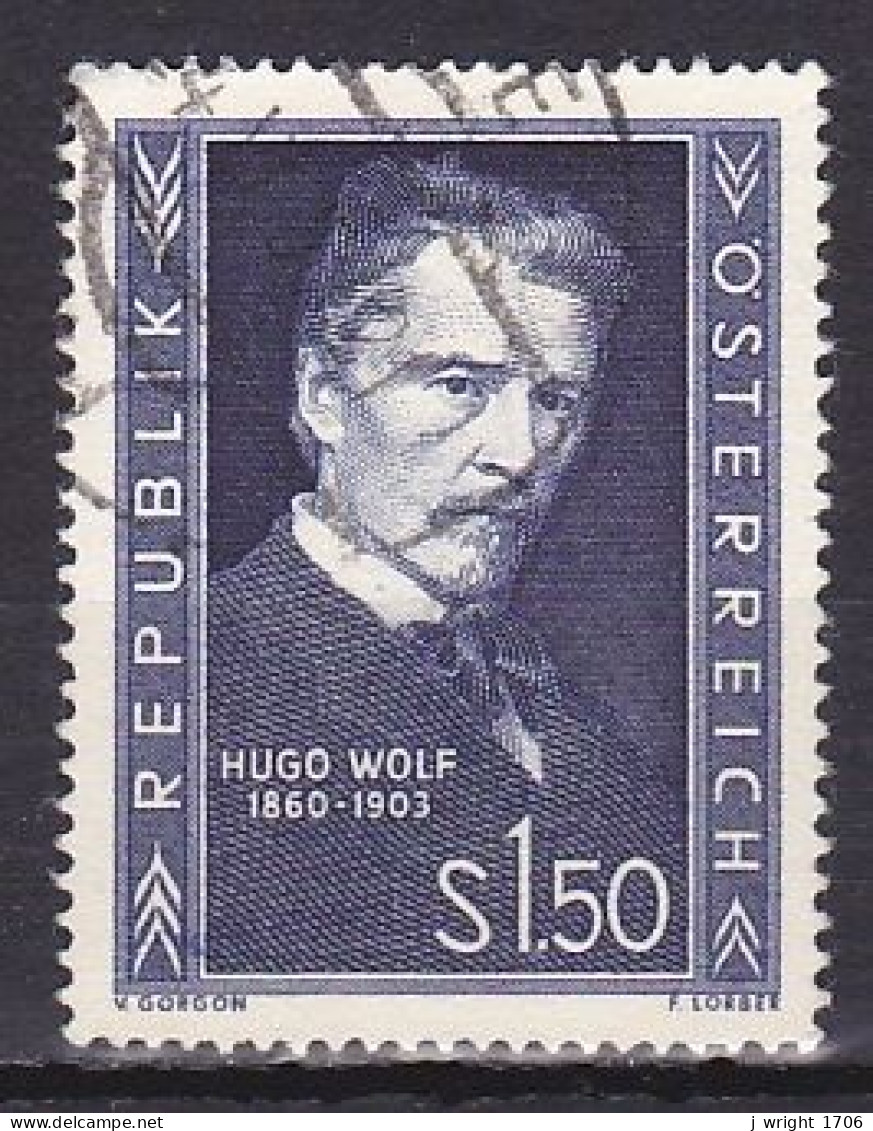 Austria, 1953, Hugo Wolf, 1.50s, USED - Used Stamps