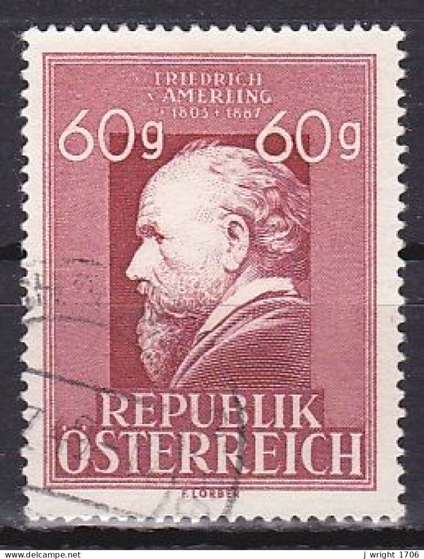 Austria, 1948, Friedrich Amerling, 60g, USED - Oblitérés