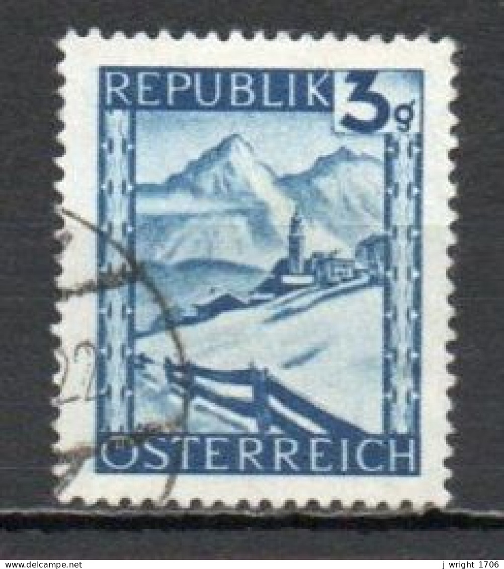 Austria, 1945, Landscapes/Lermoos, 3g, USED - Used Stamps