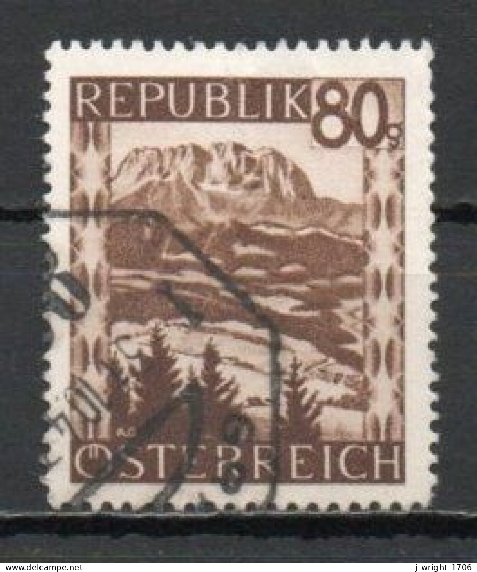 Austria, 1946, Landscapes/Kaisergebirge, 80g, USED - Gebraucht
