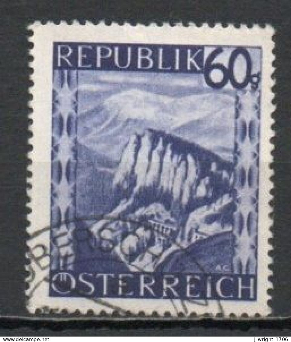 Austria, 1947, Landscapes/Semmering, 60g/Blue, USED - Usados