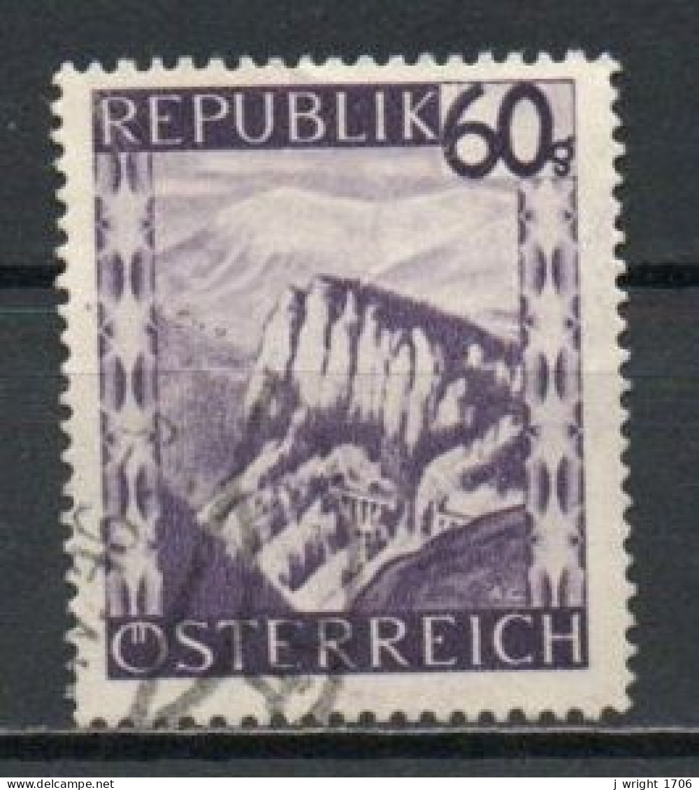 Austria, 1946, Landscapes/Semmering, 60g/Voilet, USED - Gebruikt