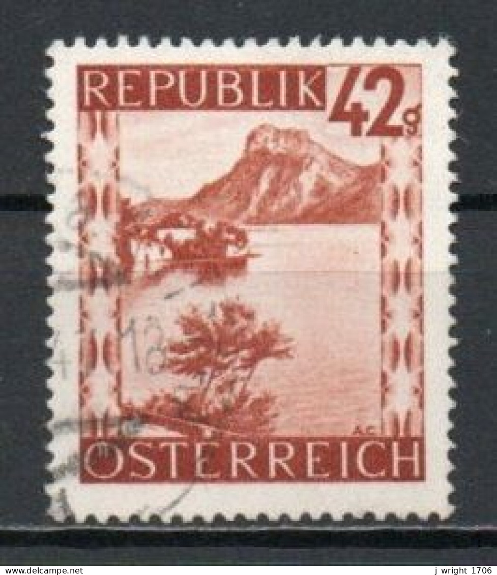 Austria, 1946, Landscapes/Traunsee, 42g, USED - Used Stamps