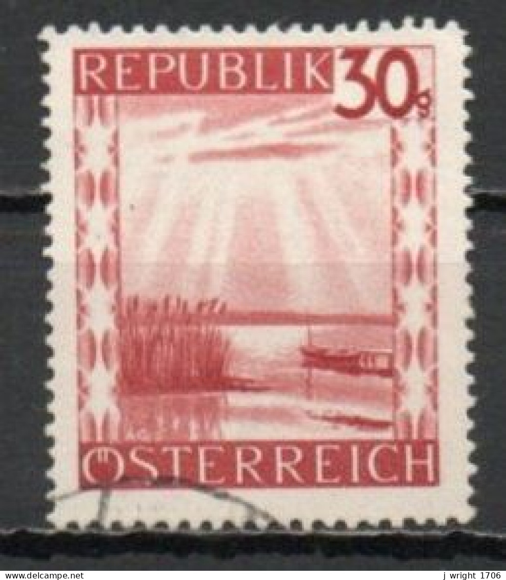 Austria, 1945, Landscapes/Neusiedler Lake, 30g/Red, USED - Gebraucht