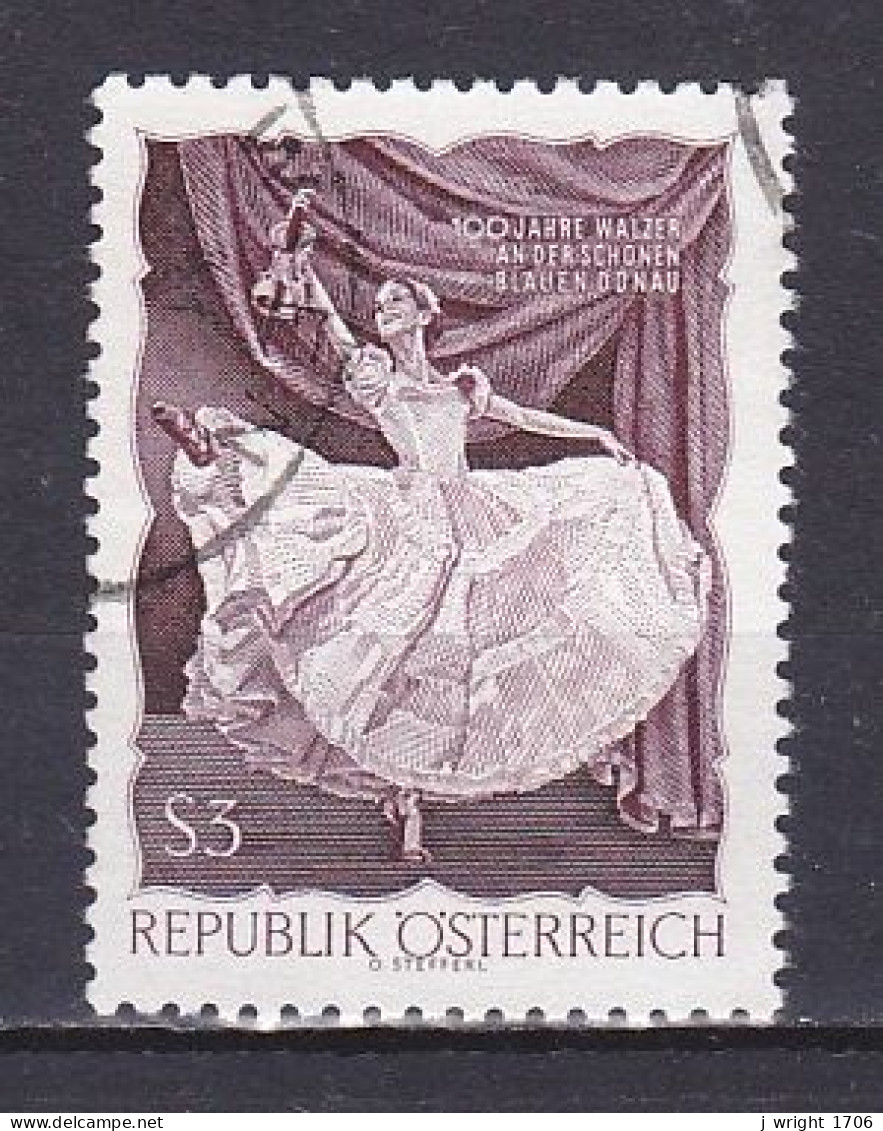 Austria, 1967, Blue Danube Waltz/Perf 11¼ X 11¾, 3s, USED - Used Stamps