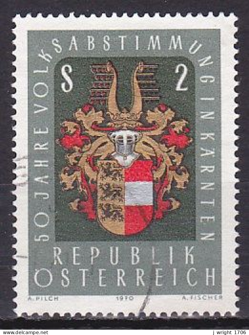 Austria, 1970, Carinthian Plebiscite 50th Anniv, 2s, USED - Usados