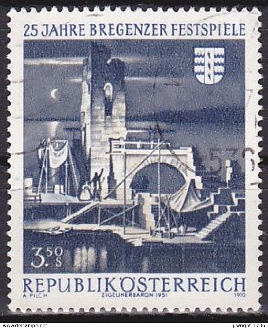 Austria, 1970, Bregenz Festival 25th Anniv, 3.50s, USED - Oblitérés