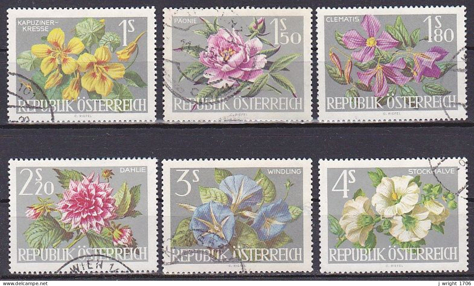Austria, 1964, International Garden Show, Set, USED - Usados