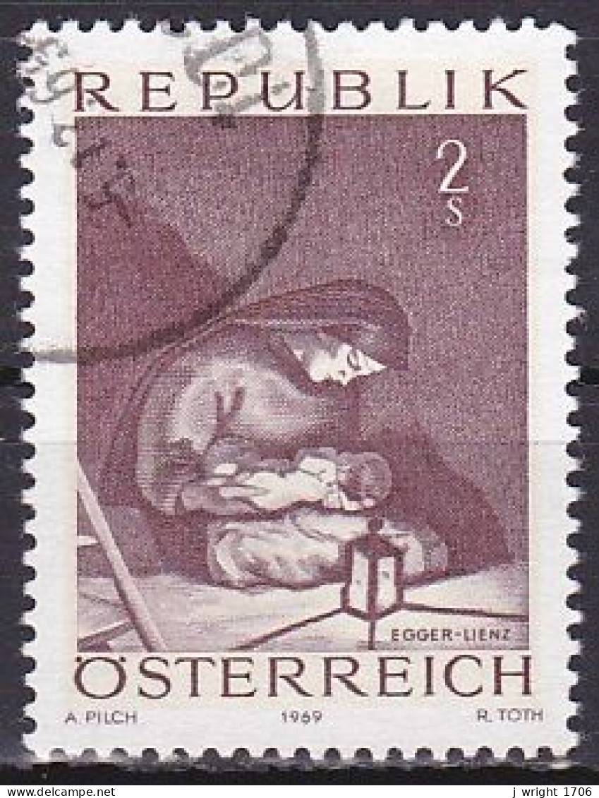 Austria, 1969, Christmas, 2s, USED - Used Stamps