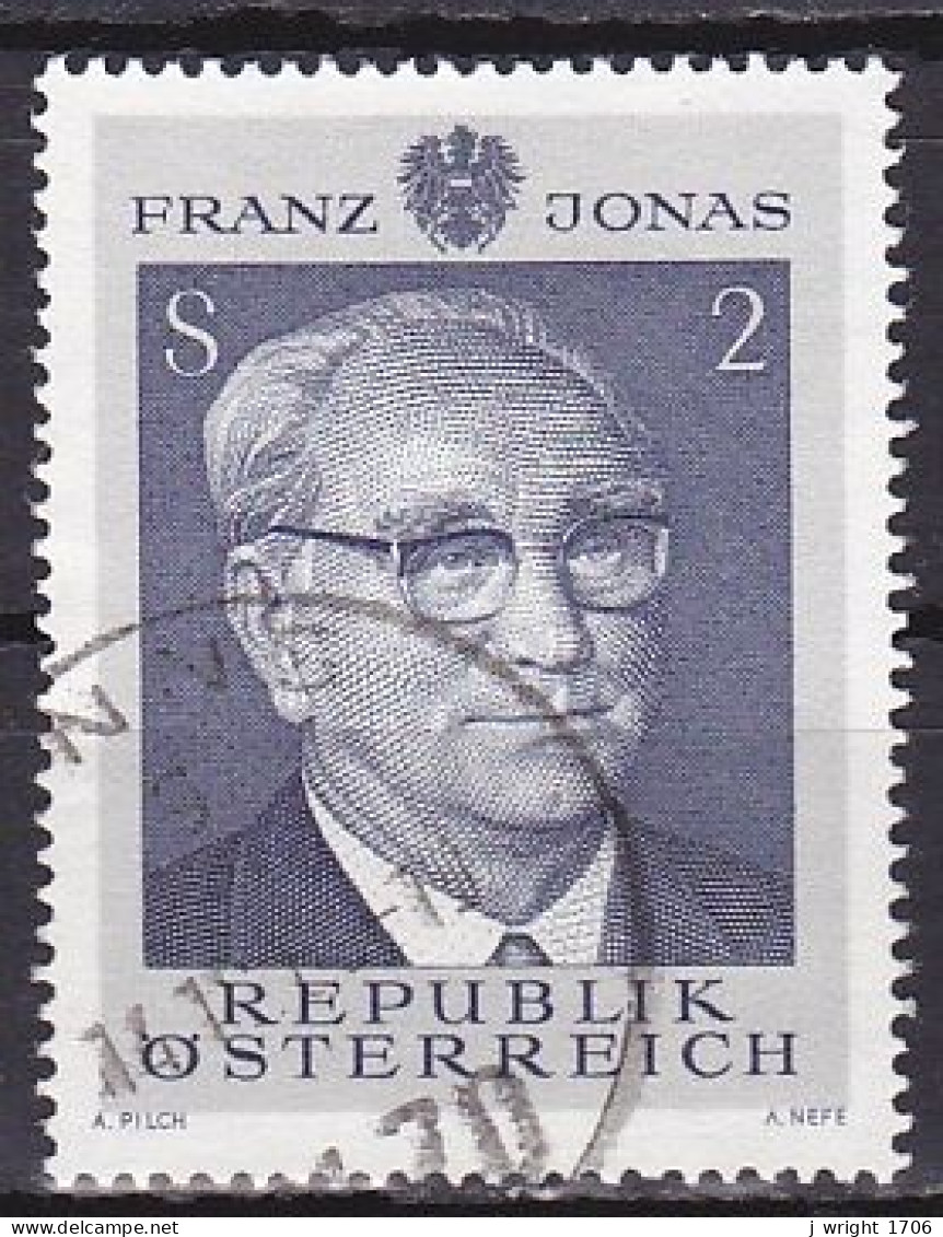 Austria, 1969, Pres. Franz Jonas, 2s, USED - Used Stamps
