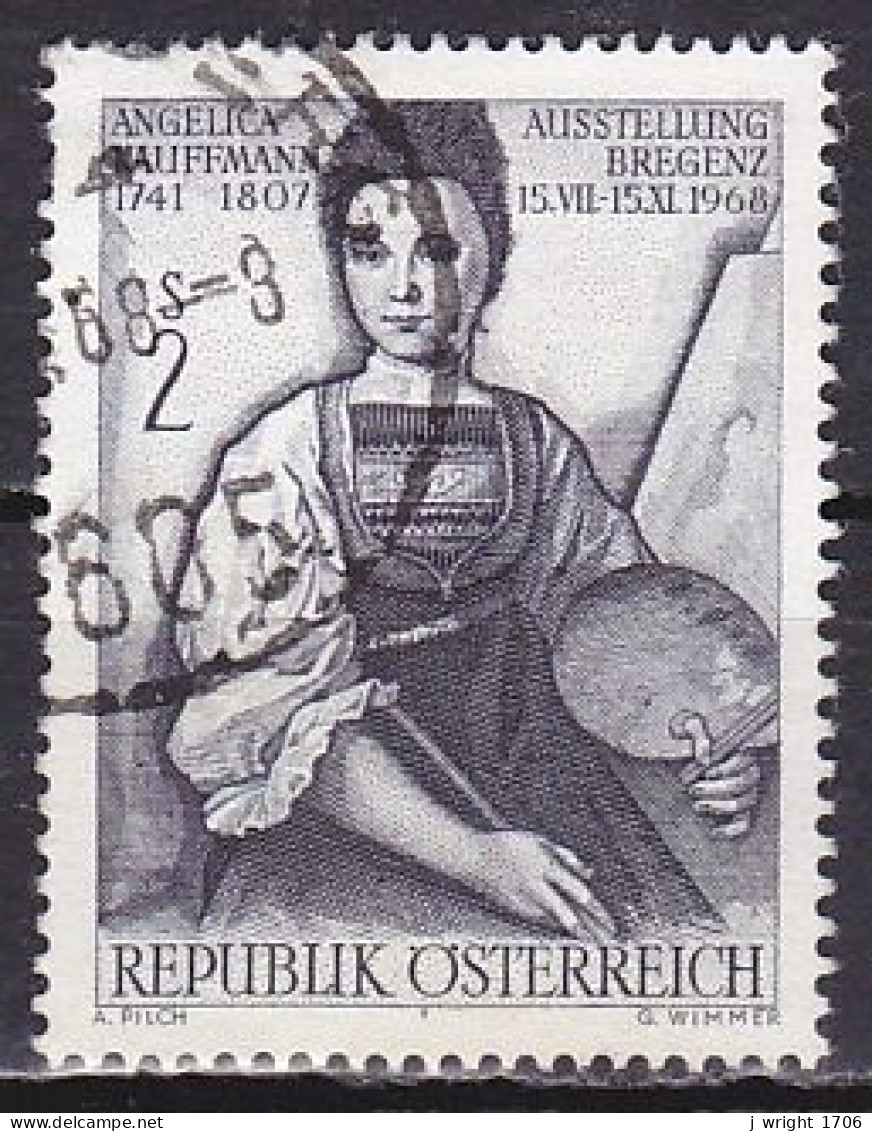 Austria, 1968, Angelica Kauffmann Exhib, 2s, USED - Usati