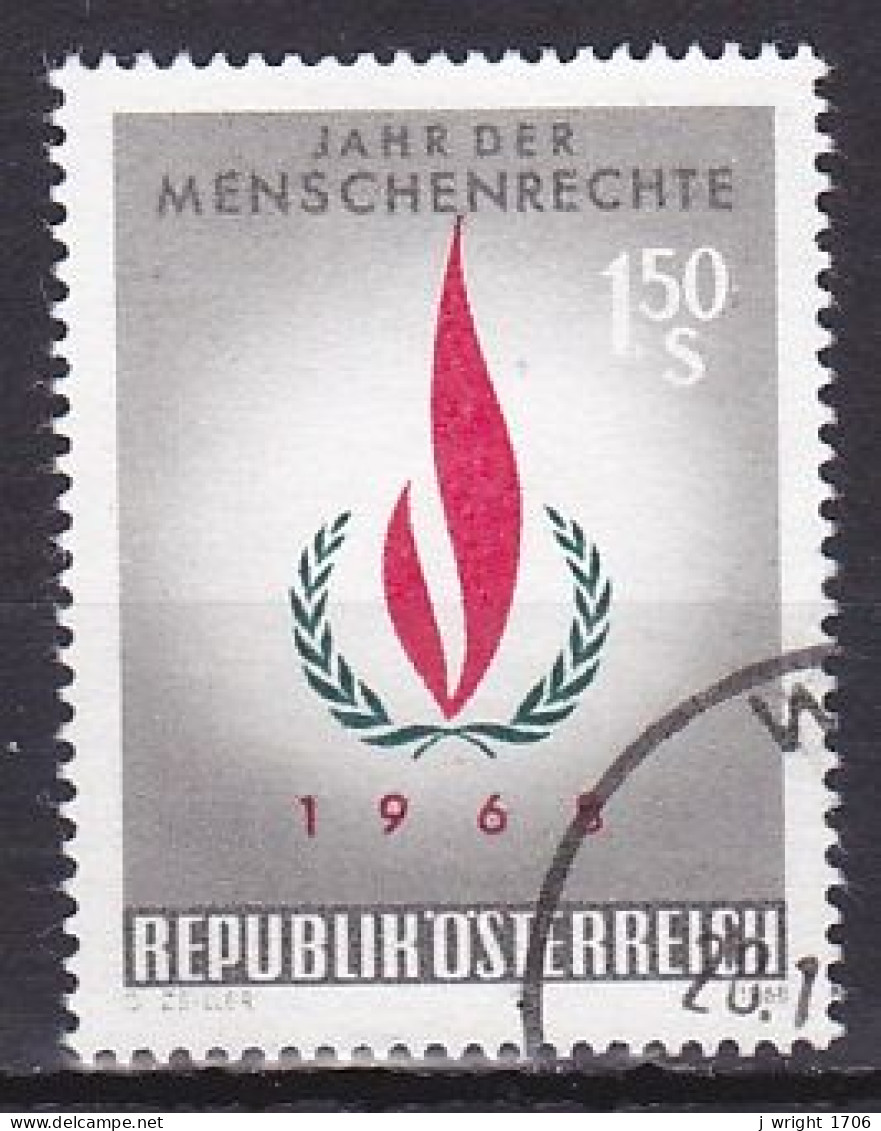 Austria, 1968, International Human Rights Year, 1.50s, USED - Usati