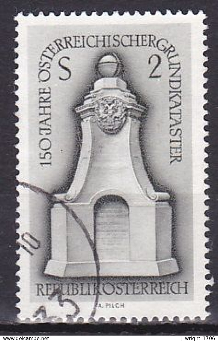 Austria, 1967, Official Land Registry 150th Anniv, 2s, USED - Gebraucht