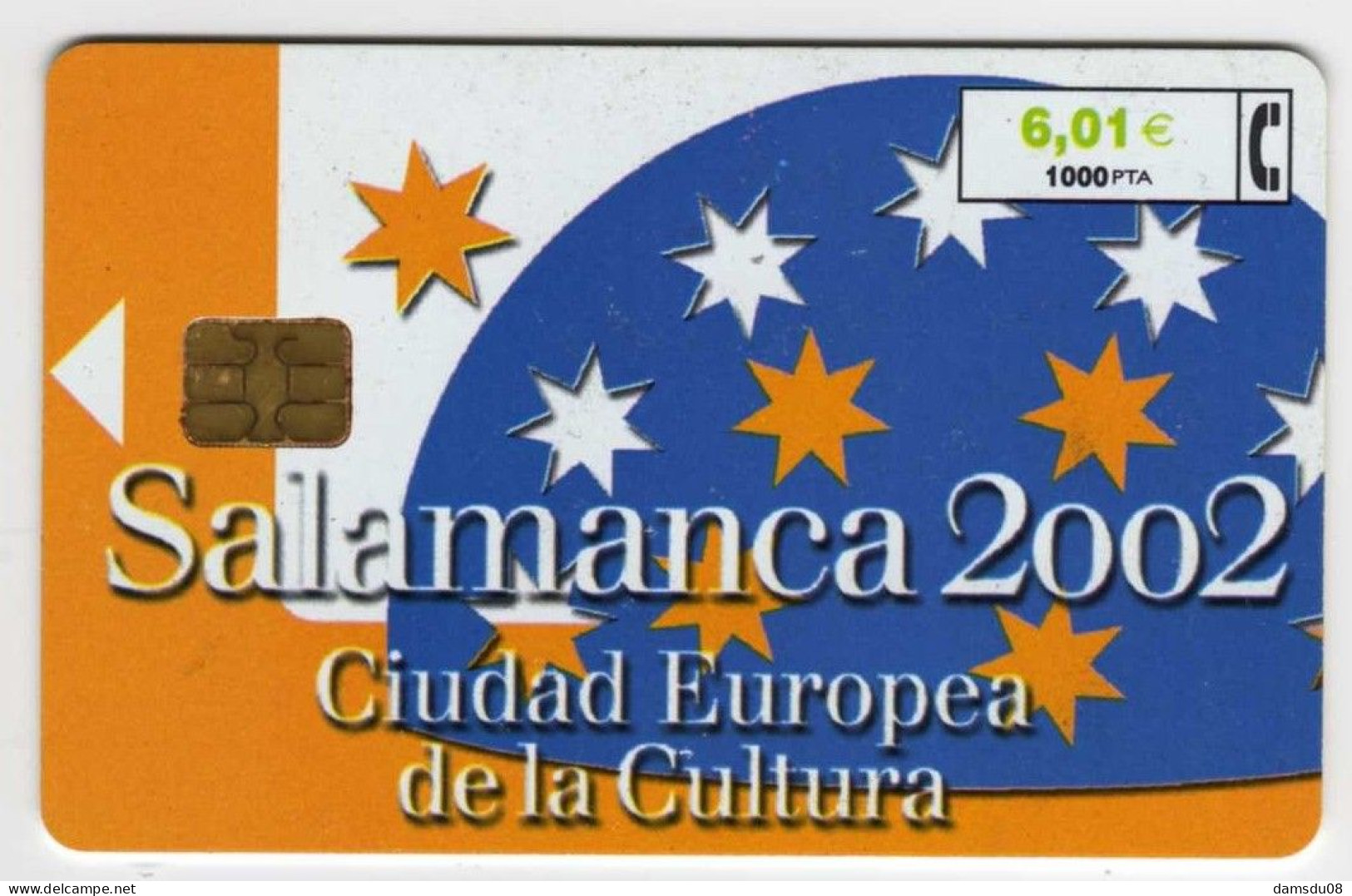 Espagne Salamanca 2002  1000 PTA 06/01 501.500 Exemplaires Vide - Emissioni Di Base