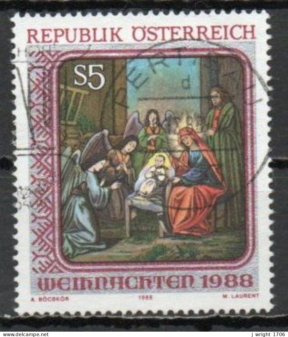 Austria, 1988, Christmas, 5s, USED - Used Stamps