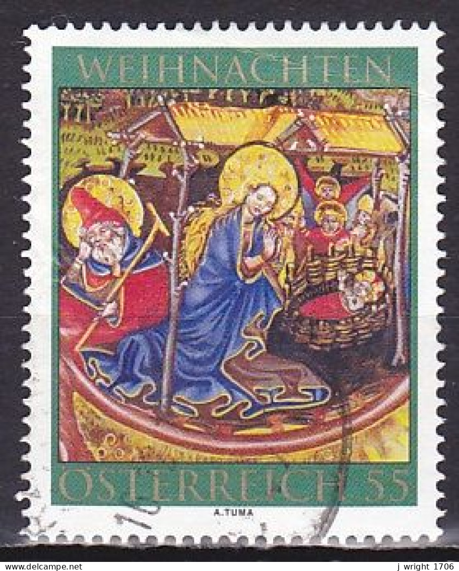 Austria, 2010, Christmas, 55c, USED - Oblitérés