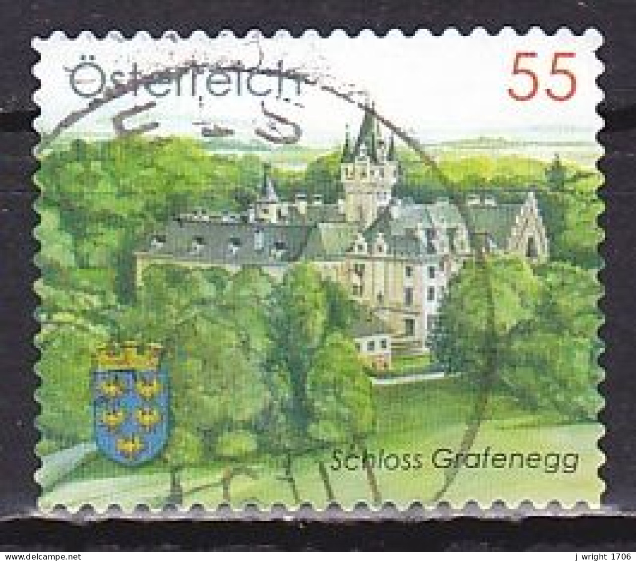 Austria, 2010, Grafenegg Castle, 55c, USED - Usados