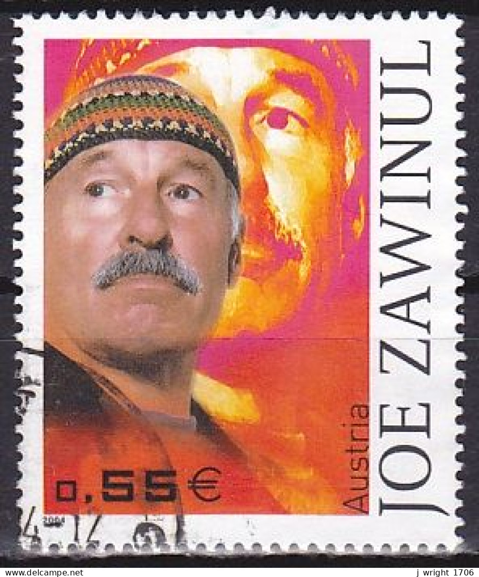 Austria, 2004, Joe Zawinul, €0.55, USED - Used Stamps