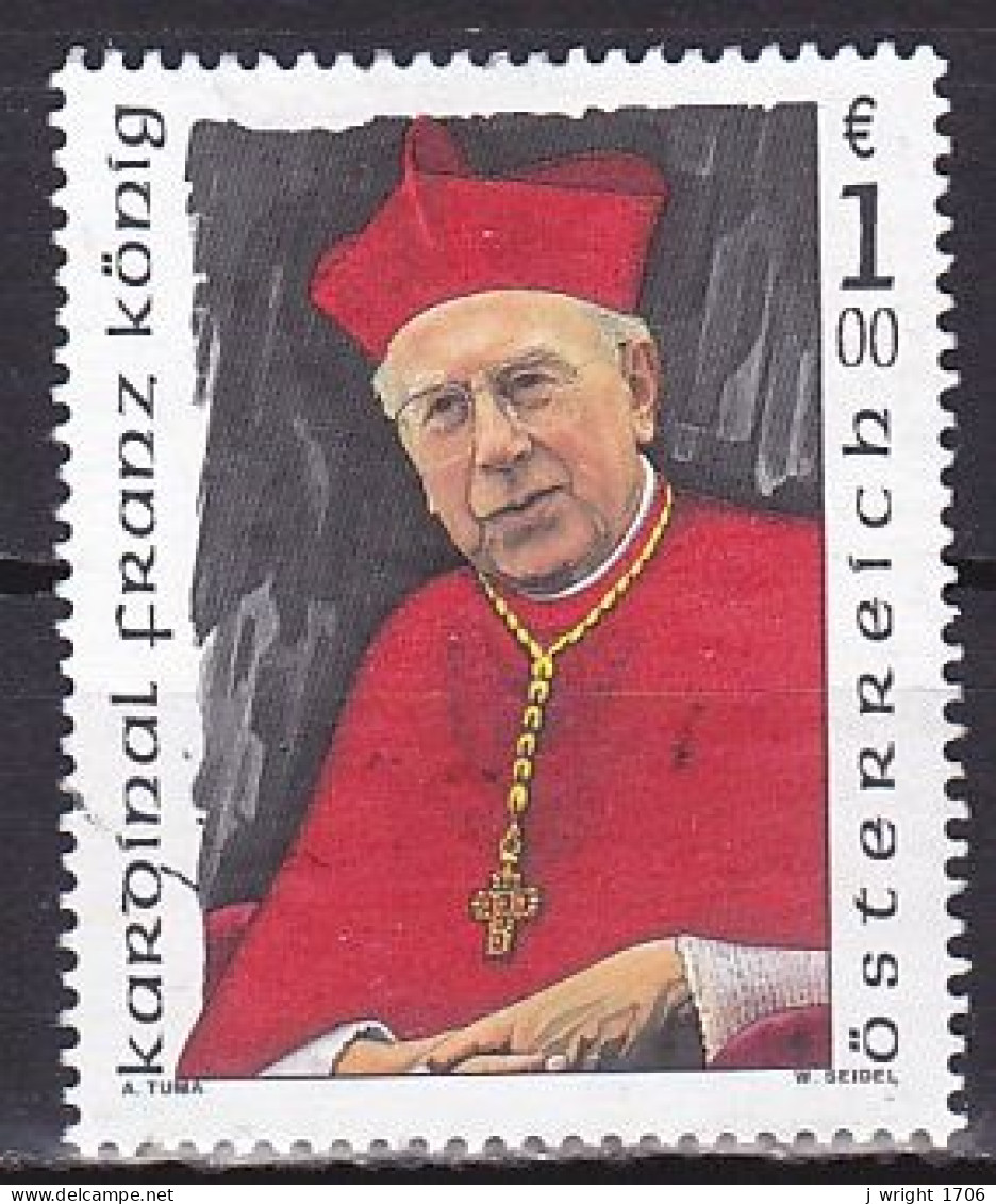 Austria, 2004, Cardinal Franz König, €1.00, USED - Gebruikt