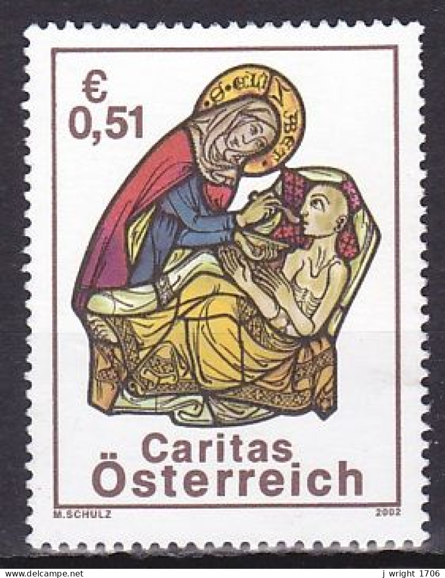 Austria, 2002, Caritas, €0.51, USED - Usados