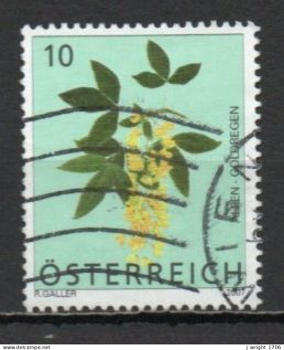 Austria, 2007, Flowers/Scotch Laburnum, 10c, USED - Usati