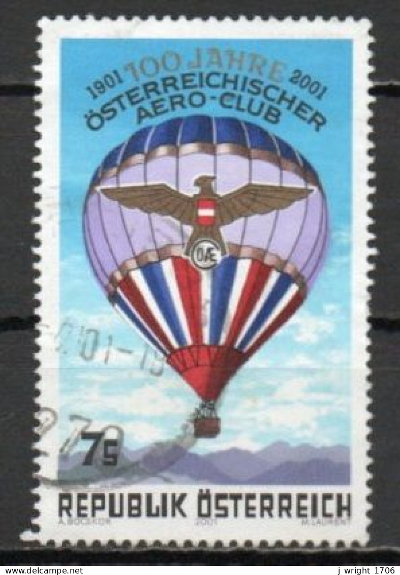 Austria, 2001, Austrian Aero Club Centenary, 7s, USED - Oblitérés