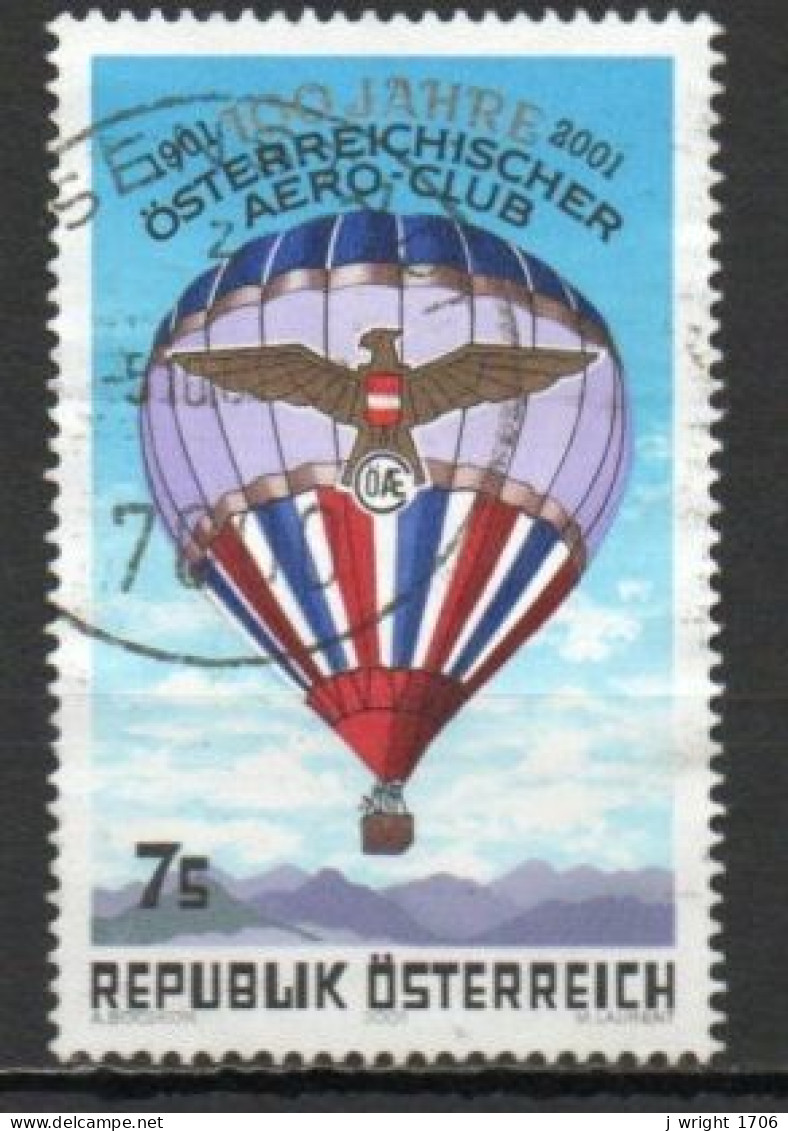 Austria, 2001, Austrian Aero Club Centenary, 7s, USED - Used Stamps