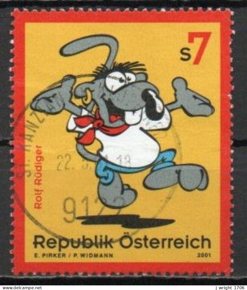 Austria, 2001, Rolf Rüdiger, 7s, USED - Used Stamps