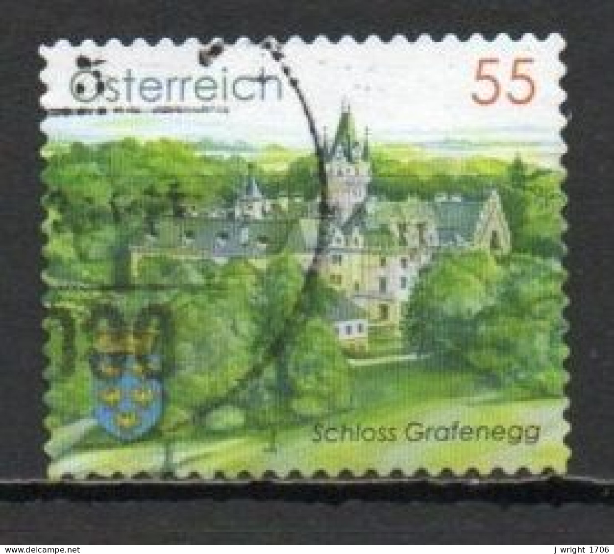 Austria, 2010, Grafenegg Castle, 55c, USED - Usados