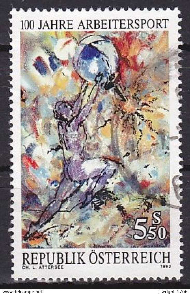 Austria, 1992, Workers Sports Centenary, 5.50s, USED - Used Stamps