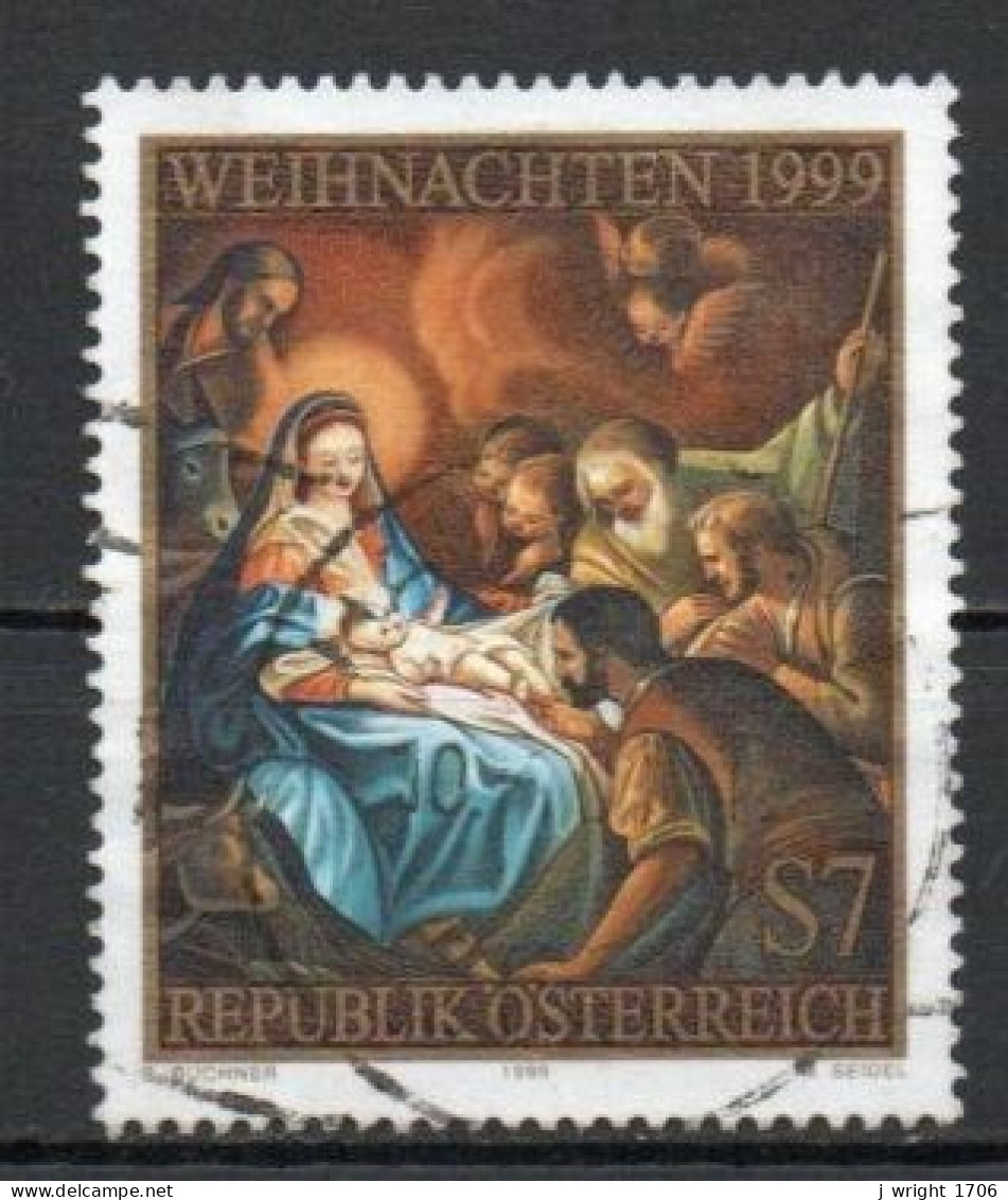 Austria, 1999, Christmas, 7s, USED - Usati