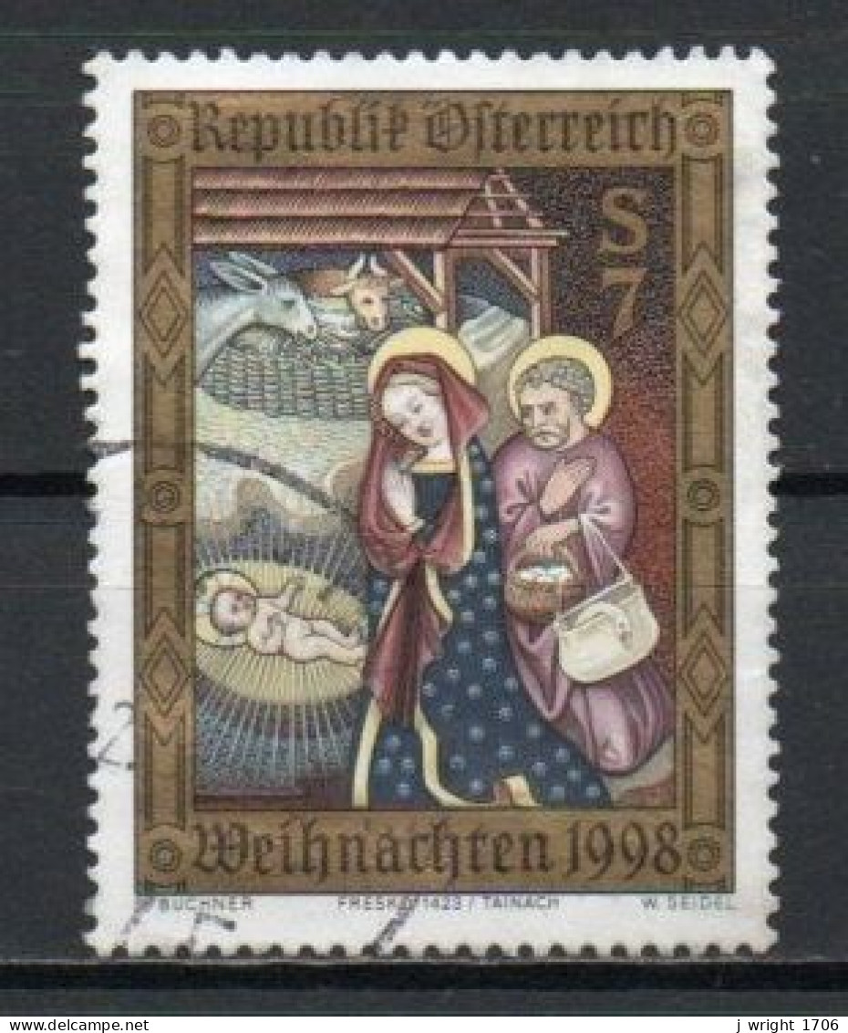 Austria, 1998, Christmas 7s, USED - Gebraucht