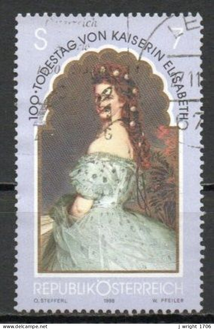 Austria, 1998, Empress Elisabeth, 7s, USED - Used Stamps