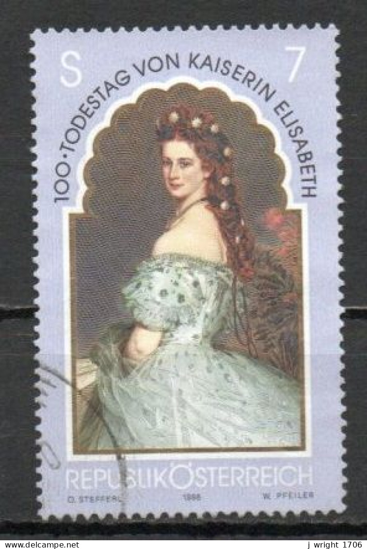 Austria, 1998, Empress Elisabeth, 7s, USED - Usados