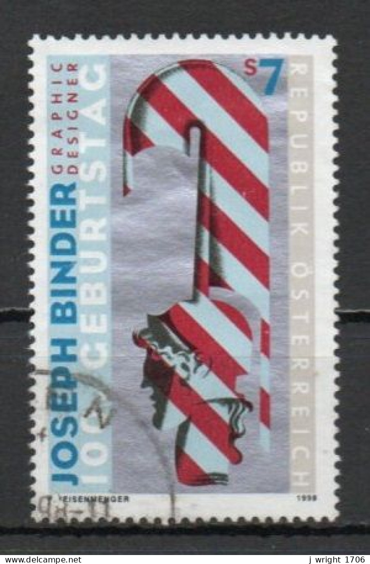 Austria, 1998, Joseph Binder, 7s, USED - Used Stamps