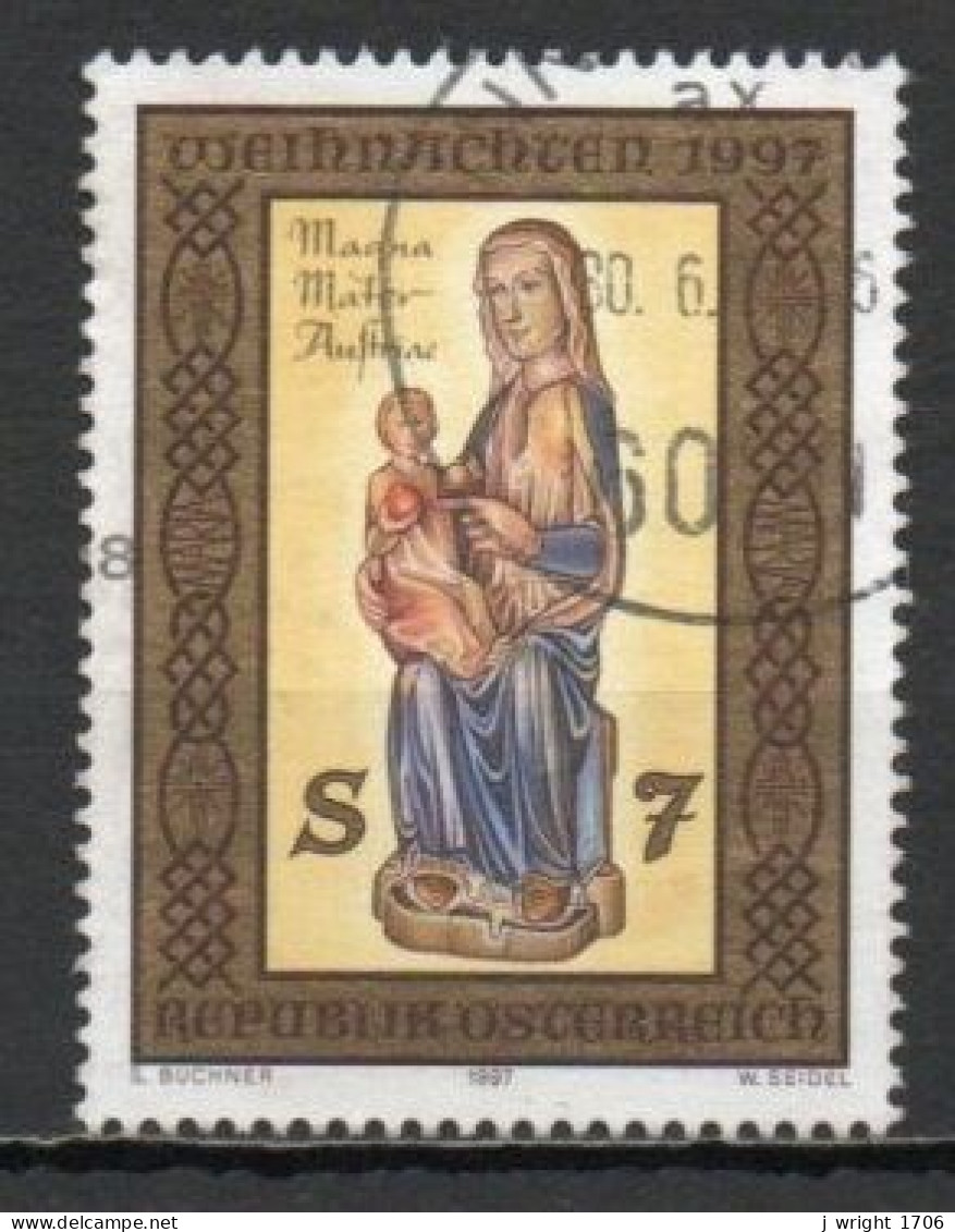 Austria, 1997, Christmas, 7s, USED - Used Stamps