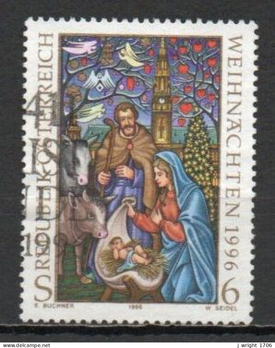 Austria, 1996, Christmas, 6s, USED - Oblitérés