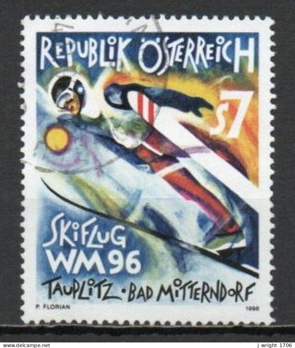 Austria, 1996, World Ski Jumping Championships, 7s, USED - Gebraucht