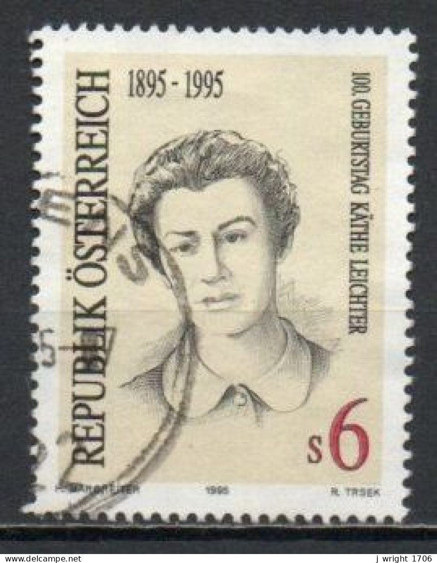 Austria, 1995, Kathe Leichter, 6s, USED - Used Stamps