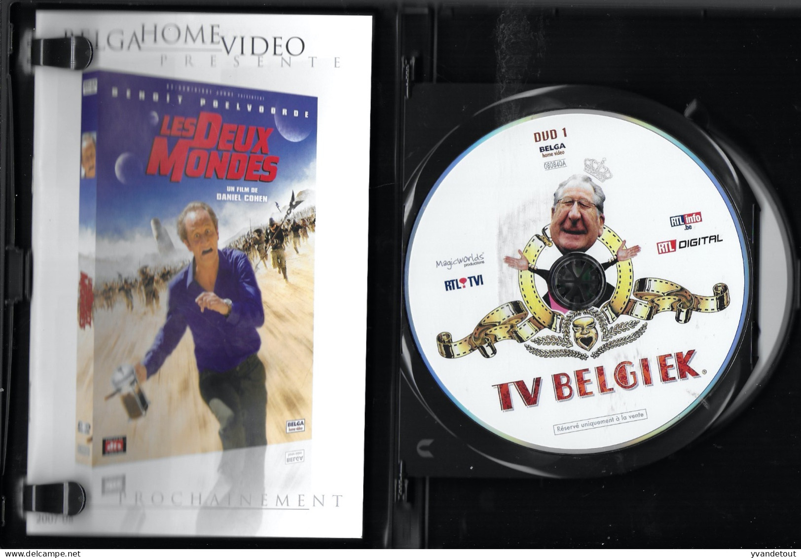 DVD - L'intégrale Des 2 Premières Saisons. TV Belgiek.  Humour. Comédie. Rare. Double DVD. Jaquette - TV-Reeksen En Programma's